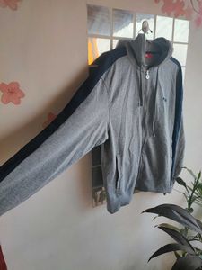 Fila Grey Zip-Up Hoodie