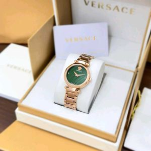 Versace Rose Gold Green Dial Watch