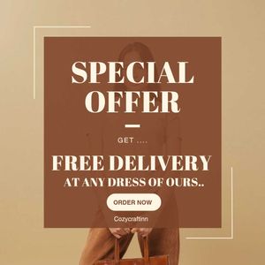 Special Offer: Free Delivery On Dresses