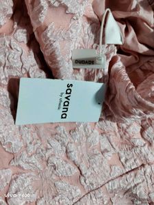 Chic Pink Puff Sleeve A-Line Dress