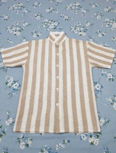 Striped Button-Up Shirt