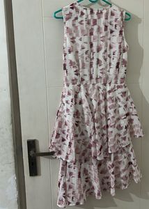 Tiered Sleeveless Mini Dress