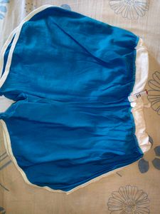 Blue & White  Shorts