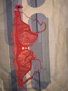 Red Lace Bra