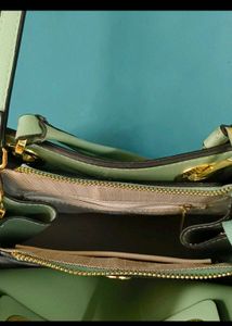 Light Blue Structured Satchel