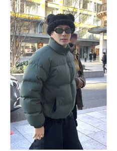 Reversible Mock-Collar Puffer Jacket