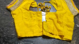 Vibrant Yellow Ethnic Blouse