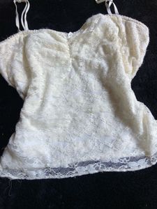 White Lace Camisole Top