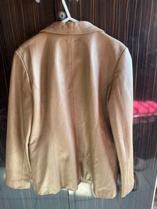 Vintage Leather Blazer