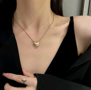 Anti Tarnish Heart Pendant Necklace