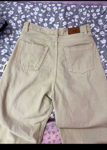 tan washed pants