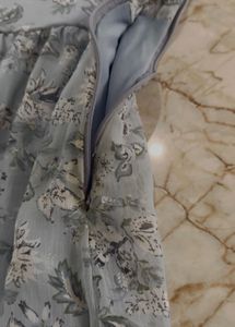 Chic Floral Bell Sleeve Midi Dress