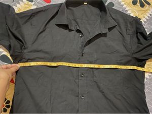 Classic Black Button-Down Shirt