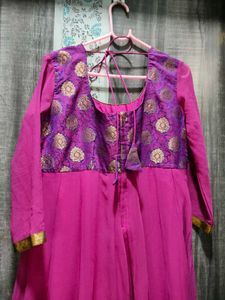 Beautiful Pink Anarkali Kurta