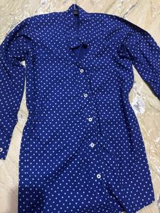 🌸Polka Dot Shirt Dress