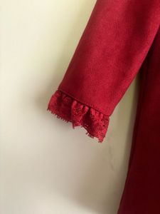 Elegant Red Dress for Girls