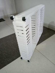 White Plastic Shoe Rack Organizer