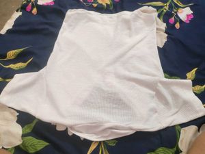 Cute White Polo Shirt with Pink Bow