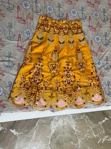 heavy embroidered lehanga