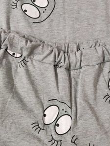 Cute Eye Print Short Payjama Set