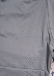 Grey Flare Leggings High Waisted