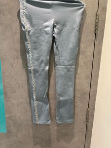 Blue Pants with Sequin Detail😍😍😍