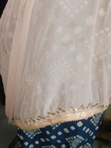 Beautiful Peach Dupatta with Embellishmentsof 1