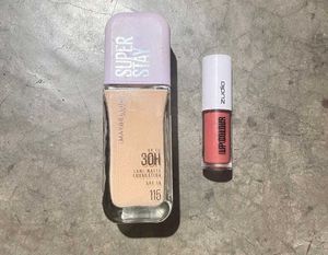 Maybelline Super Stay Foundation & Lip Colour