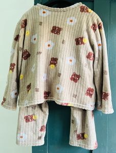 Very Cute Xxl Woolen Co Ord Night Suit
