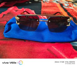 Stylish Rimless Cat Design Sunglasses