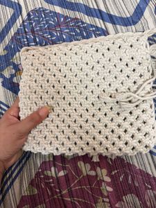 Macrame crossbody handmade bag