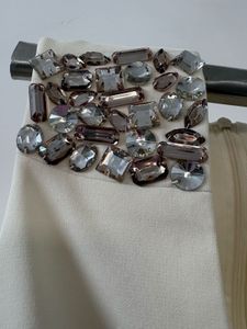 Elegant Embellished White Dress