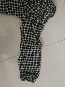 Gingham Off-Shoulder Top