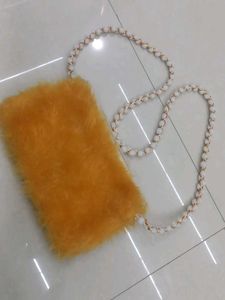 Chic Faux Fur Crossbody Bag