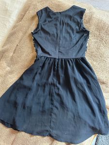 Sparkling Black &amp; Gold Party Dress- S