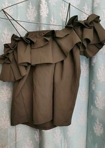 Off-Shoulder Ruffle Top