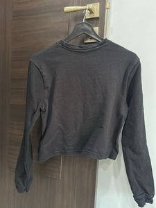 Graphic "Be You" Cropped Sweatshirt