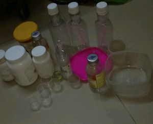 Plastic Empty Bottles DIY