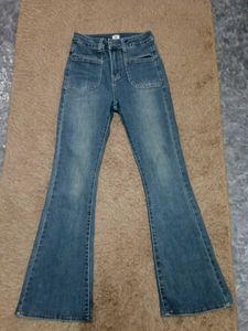 Vintage Style Flared Jeans