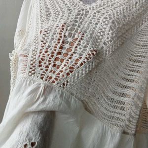 Boho Crochet Lace Top