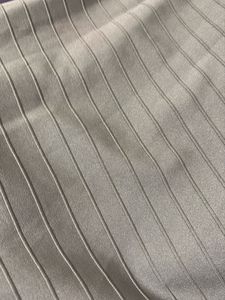 Olive Green Striped Fit &amp; Flare Dress