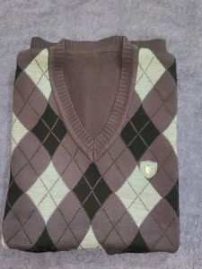Argyle Knit Vest