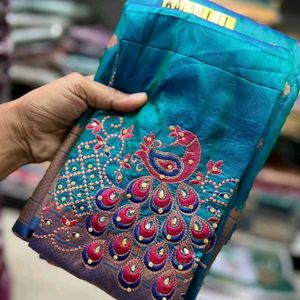 kalanjali saree Embroidery blouse piece