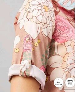 Floral Print Button-Up Shirt