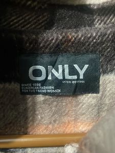 ONLY Plaid Wool Blend Jacket