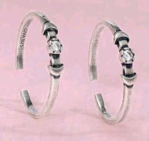 Silver Toe Rings - Adorable Pair