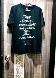 Friends Themed Black T-Shirt