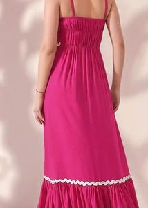 Cute Pink Spaghetti Strap Dress