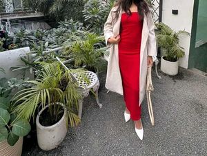 Chic Red Bodycon Dress