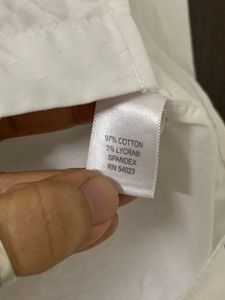 Banana Republic White Cotton Shirt